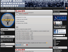 Tablet Screenshot of jbcharlestoncrossfit.com